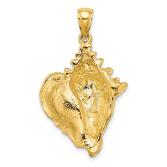 14K Conch Shell Charm - 2