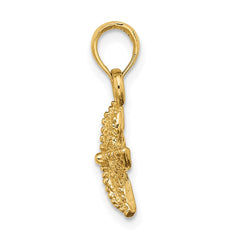 14K Starfish Charm - 2