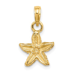 14K Starfish Charm - 2