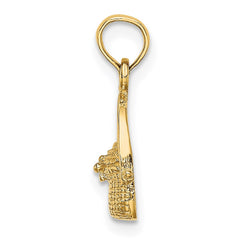 14K 2-D Nantucket Basket Charm - 2