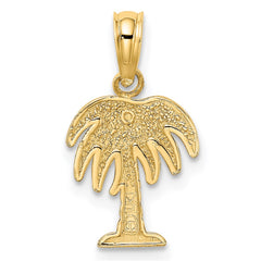 14K Charleston Palm Tree Charm - 2