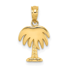 14K Charleston Palm Tree Charm - 2