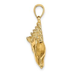 14K Conch Shell Charm - 3