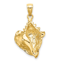 14K Conch Shell Charm - 3