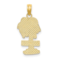 14K HAWAII Palm Tree Charm - 2