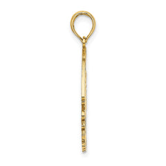 14K Polished CURACAO Under Angelfish Charm