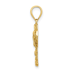 14K 2-D CURACAO On Palm Tree Charm