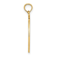 14K KEY WEST Sailboat Circle Charm