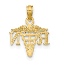 14K RN Caduceus Charm