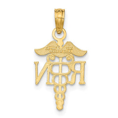 14k Polished R.N. Pendant - 2