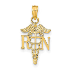 14k Polished R.N. Pendant - 2