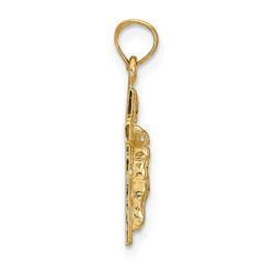 14k Crucifix Pendant - 2