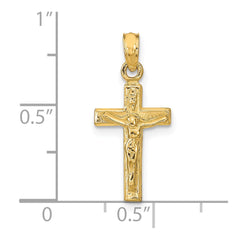 14k Crucifix Pendant - 2