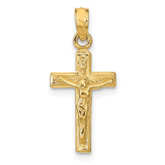 14k Crucifix Pendant - 2