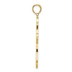 14k Polished Cross Pendant - 4