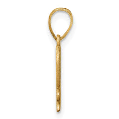 14k Polished CLASS OF 2024 Graduation Charm