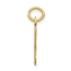 14k Small Elongated Number 32 Charm