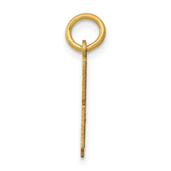 14k Small Elongated Number 48 Charm