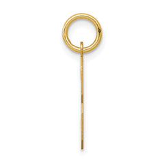 14k Medium Polished Number 3 Charm - 2