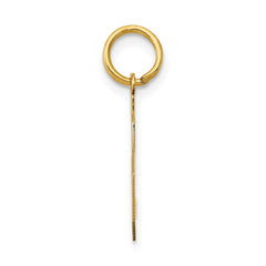 14k Medium Polished Number 5 Charm - 2