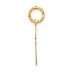14k Medium Polished Number 8 Charm