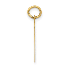 14k Medium Polished Number 47 Charm - 2