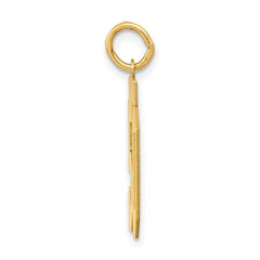 14k Medium Polished Number 50 Charm