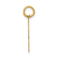 14k Small Polished Number 53 Charm