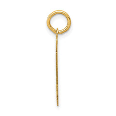 14k Small Satin Number 94 Charm
