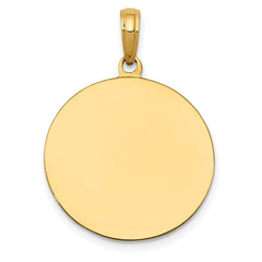 14k Saint Joseph Medal Pendant - 2