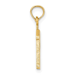 14k Polished Number 12 Pendant - 2
