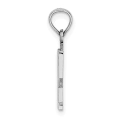 14kw Polished Number 12 Pendant - 2