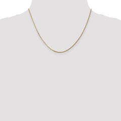 14K 18 inch 1.4mm Curb with Spring Ring Clasp Pendant Chain