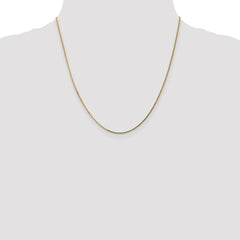14K 20 inch 1.4mm Curb with Spring Ring Clasp Pendant Chain