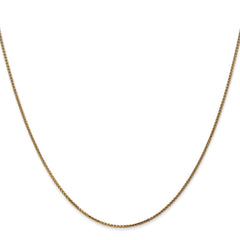 14K 16 inch 1.05mm Diamond-cut Spiga with Spring Ring Clasp Chain