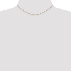 14K 14 inch .75mm Cable with Spring Ring Clasp Pendant Chain