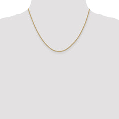 14K 18 inch 1.8mm Forzantine Cable with Lobster Clasp Chain