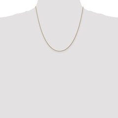 14K 20 inch 1.05mm Diamond-cut Spiga with Lobster Clasp Chain