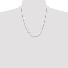 14K 22 inch .85mm Spiga with Lobster Clasp Chain