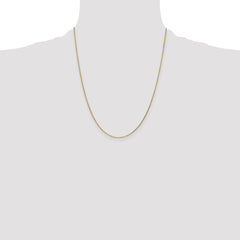 14K 22 inch .95mm Diamond-cut Cable with Lobster Clasp Chain