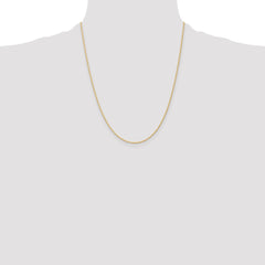 14K 22 inch 1.1mm Baby Rope with Spring Ring Clasp Chain