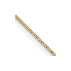 14K 26 inch .5mm Box with Lobster Clasp Chain