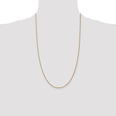 14K 26 inch 1.25mm Spiga with Lobster Clasp Chain
