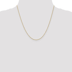 14K 20 inch 1.2mm Cable with Lobster Clasp Chain