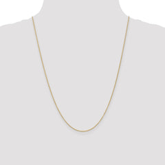14K 24 inch 1.2mm Cable with Lobster Clasp Chain