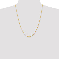 14k 24 inch 1.5mm Parisian Wheat with Lobster Clasp Chain
