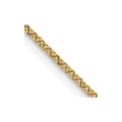 14K 24 inch 1.15mm Rolo with Lobster Clasp Pendant Chain