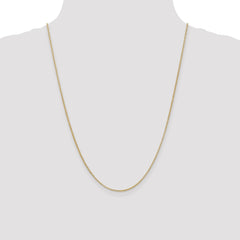 14K 24 inch 1.55mm Rolo with Lobster Clasp Pendant Chain