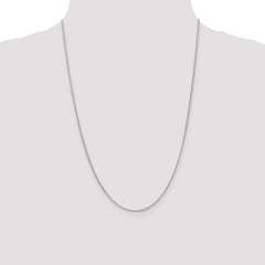 14K White Gold 24 inch 1.55mm Rolo with Lobster Clasp Pendant Chain