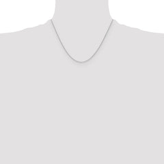 14k WG 1.2mm D/C Cable Chain - 8